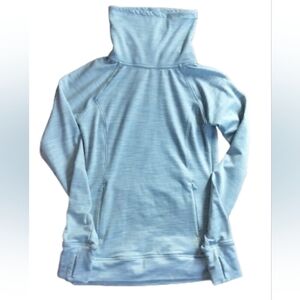 Kyodan Sky Blue Cowl Neck Sweater Women's PS Small